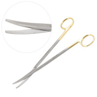 Metzenbaum Scissors Curved Tungsten Carbide Insert Blades Left Hand