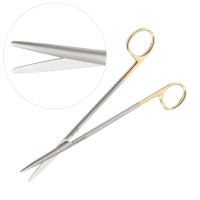 Metzenbaum Scissors  Straight Tungsten Carbide Insert Blades Left Hand
