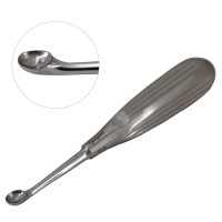Brun Bone Curette 6 3/4" Round Cup