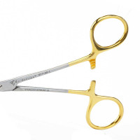 Olsen Hegar Needle Holder with Scissors Tungsten Carbide Insert Jaws Left Hand