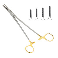 Ryder Intracardiac Needle Holders Serrated Extra Delicate Tungsten Carbide