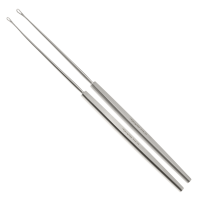 Shapleigh Ear Curette Straight 6 1/4" Serrated Loop