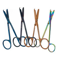 Stitch Suture Removal Scissors 5 1/2" Straight Color Coated