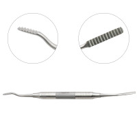 Bone File 7" Double Ended No:64 - 3mm/4mm Slight Angle